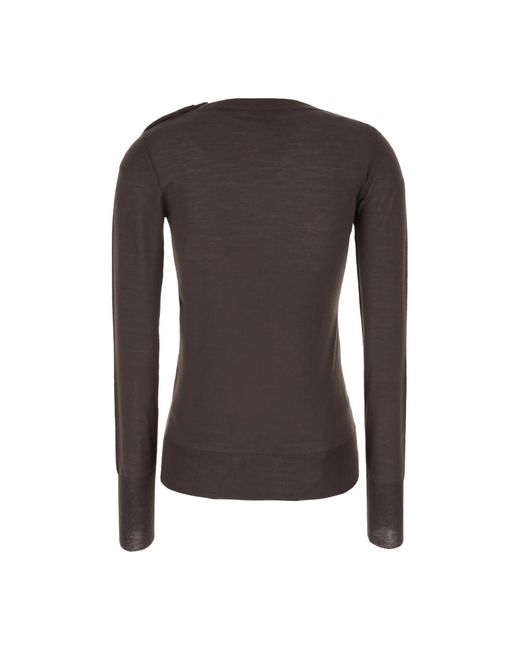 Stella McCartney Brown Round-Neck Knitwear