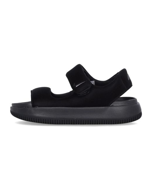 Nike Black Flat Sandals for men