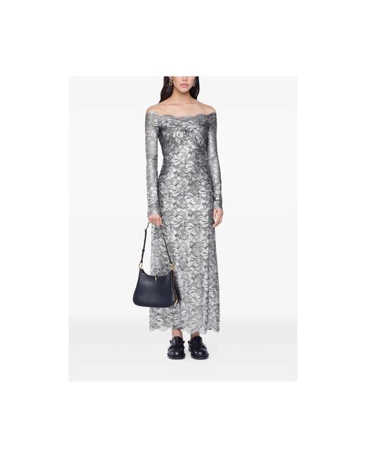 Maxi Dresses di Rabanne in Gray