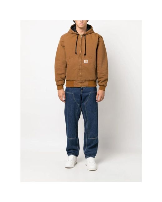 Carhartt Double Knee Denim Werkbroek in het Blue voor heren