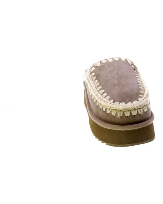 Mou Natural Winter Boots