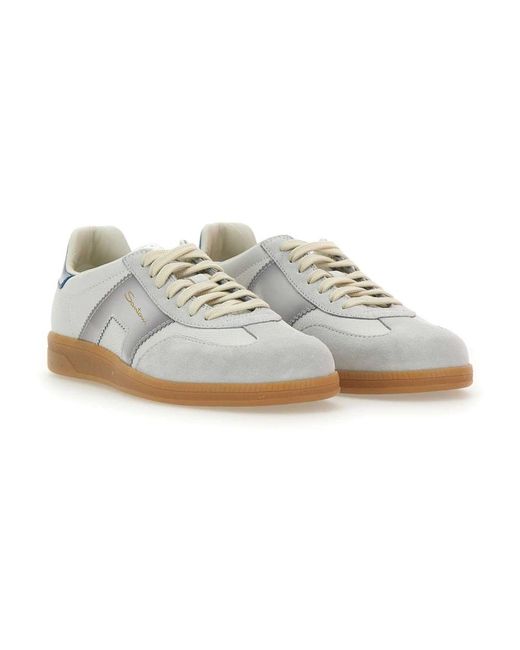 Santoni Sneakers in het White voor heren