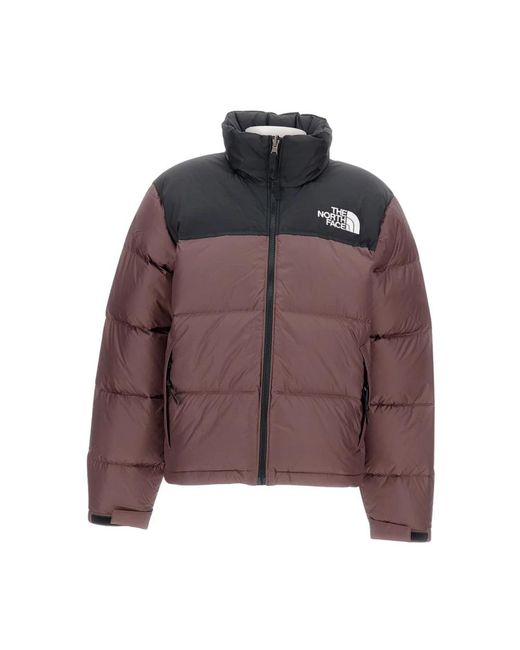 The North Face Fitness ,Bruin ,Nylon 1996 Retro Nuptse Jacket in het Brown