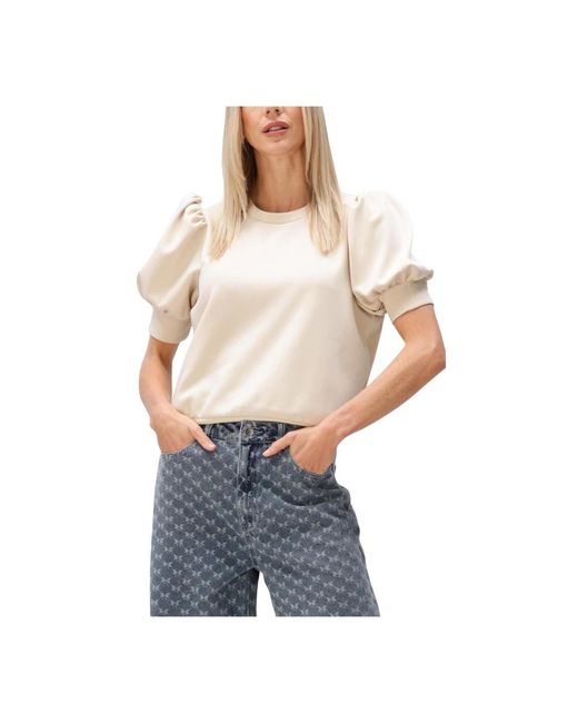 Minus Tops ,Polyester Mslivana T-Shirt in het Blue