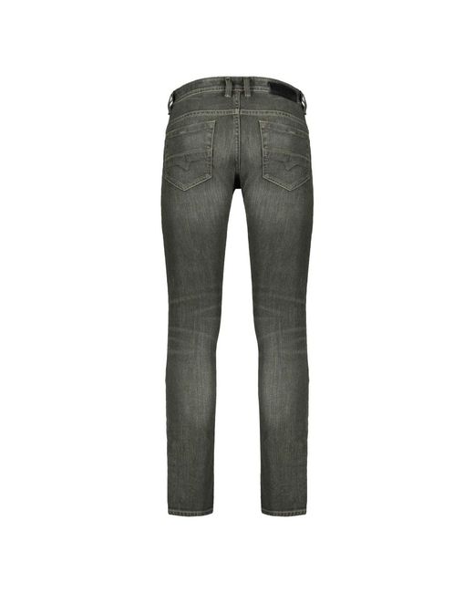 DIESEL Gray Slim-Fit Jeans for men
