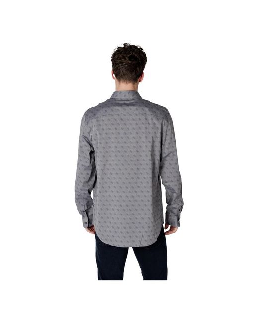 Guess Gray Casual Shirts for men