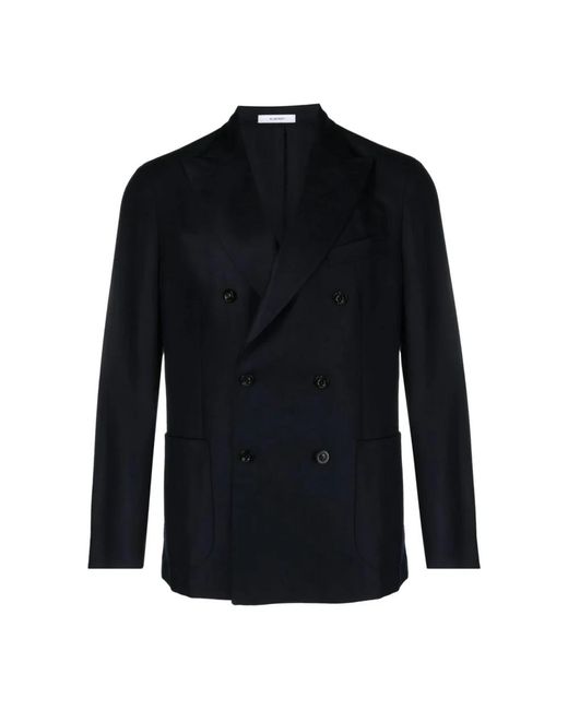 Boglioli Blue Blazers for men
