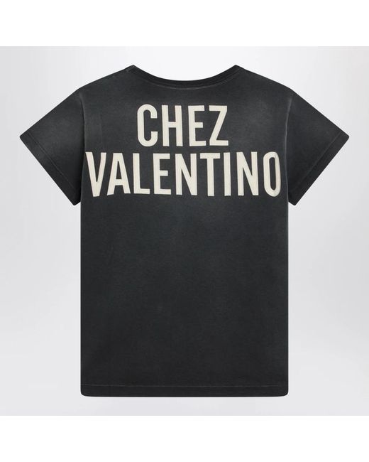 Valentino Garavani Black T-Shirts
