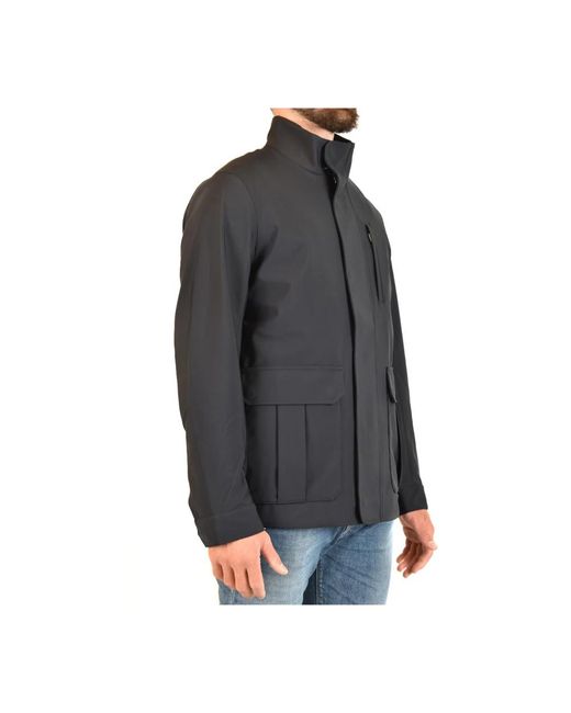 Emporio Armani Black Light Jackets for men