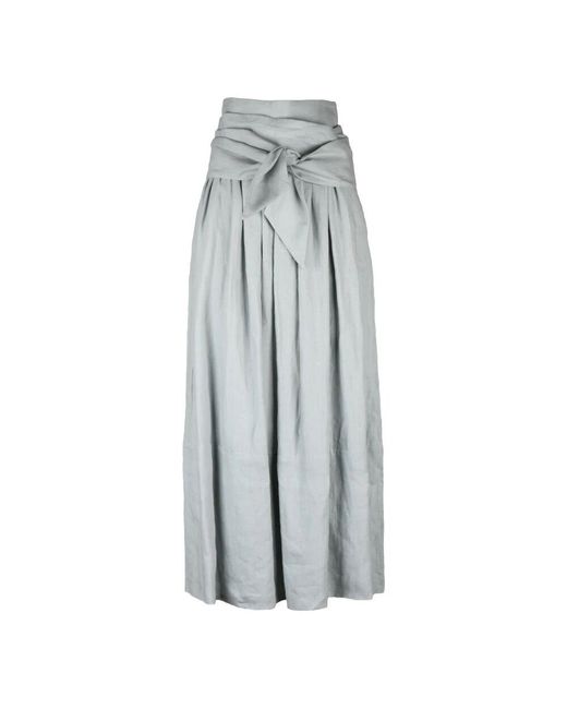 Eleventy Gray Maxi Skirts