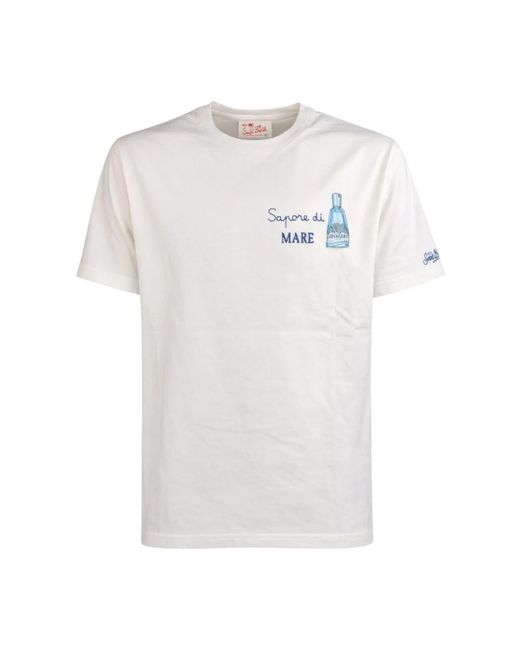Mc2 Saint Barth White T-Shirts for men