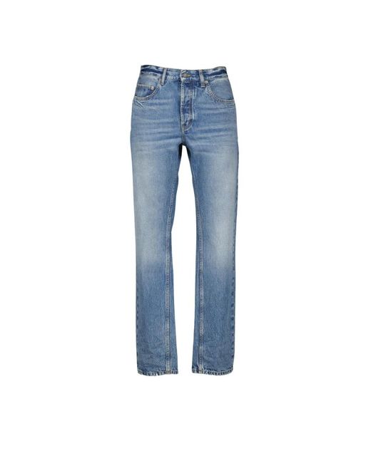 Saint Laurent Blue Straight Fit Jeans for men