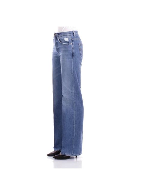 Dondup Blue Straight Fit Jeans