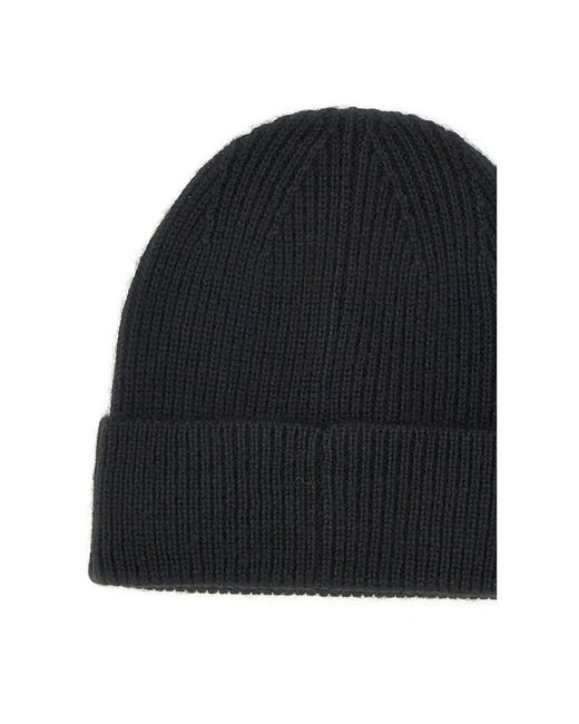 EA7 Ribbed Beanie in het Black voor heren