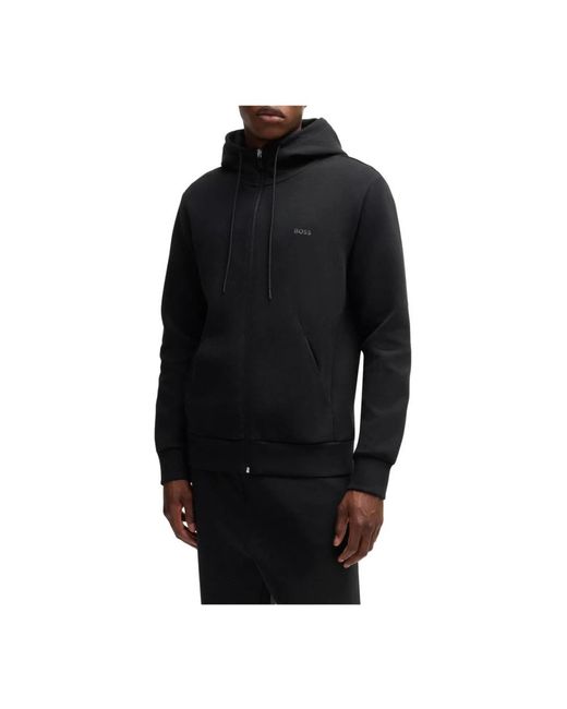 Zip-Throughs Boss de hombre de color Black