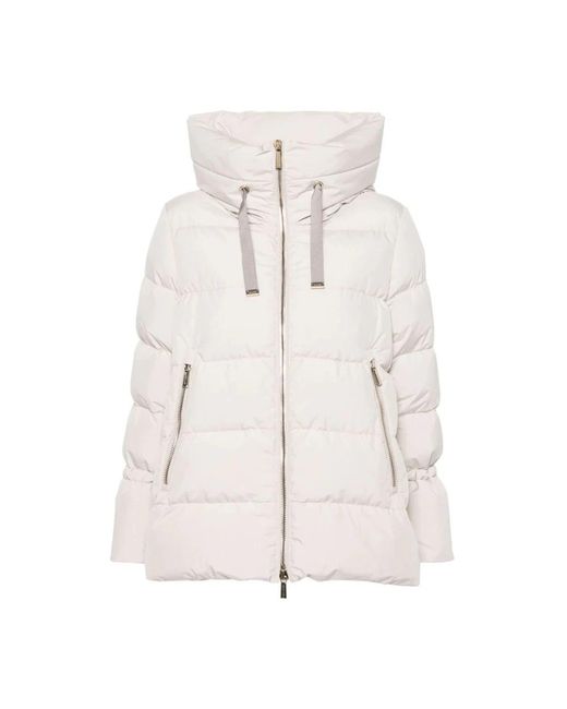 Moorer Winter Jackets in het White