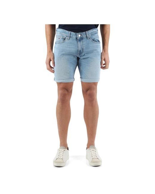 Tommy Hilfiger Vintage denim five-pocket scanton shorts in Blue für Herren