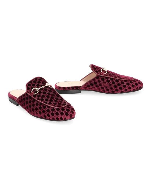 Gucci Red Mules