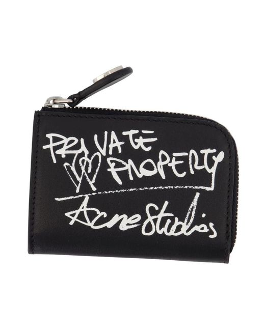 Wallets & Cardholders di Acne in Black
