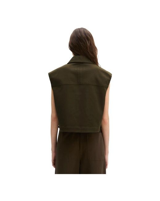 Marc O' Polo Geweven Indoor Vest in het Green