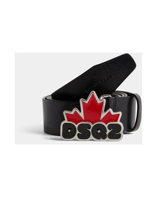 DSquared² Ledergürtel in Black für Herren