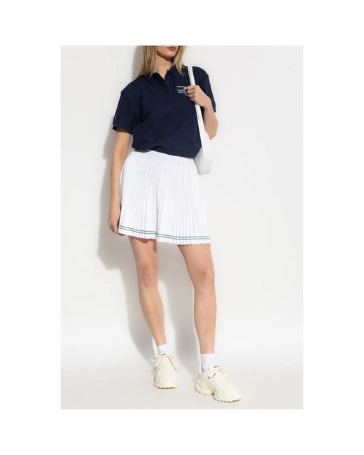Lacoste Rokken ,Wit ,Geplooide Rok in het White