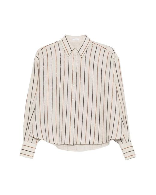 Brunello Cucinelli Natural Shirts