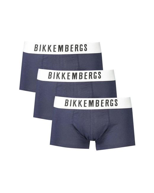 Bikkembergs Blue Underpants for men
