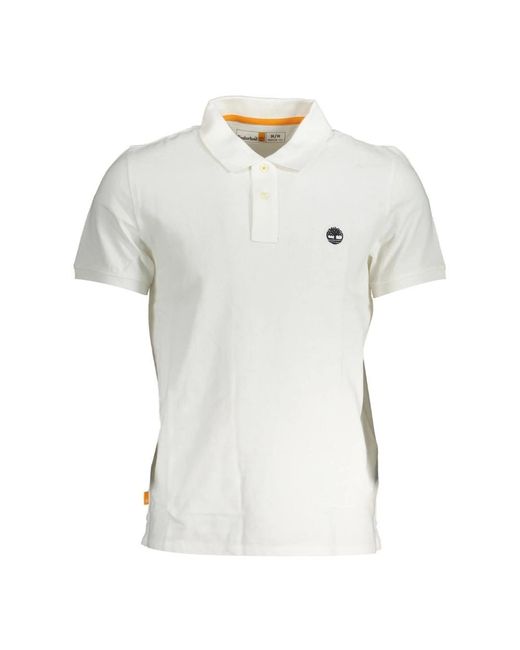 Timberland White Polo Shirts for men