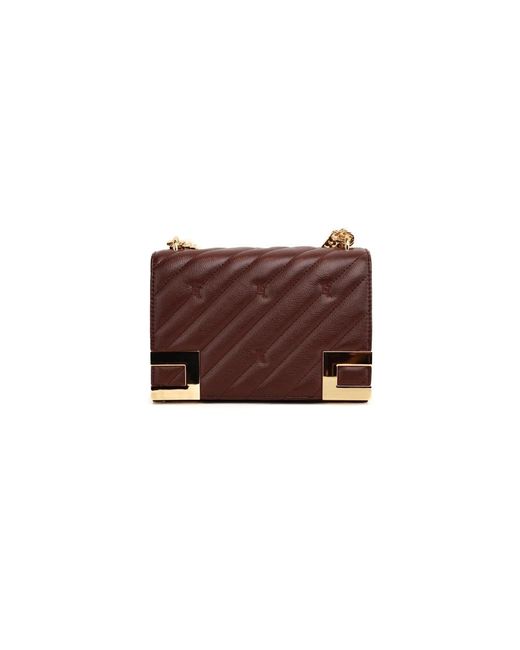 Shoulder Bags Elisabetta Franchi de color Brown