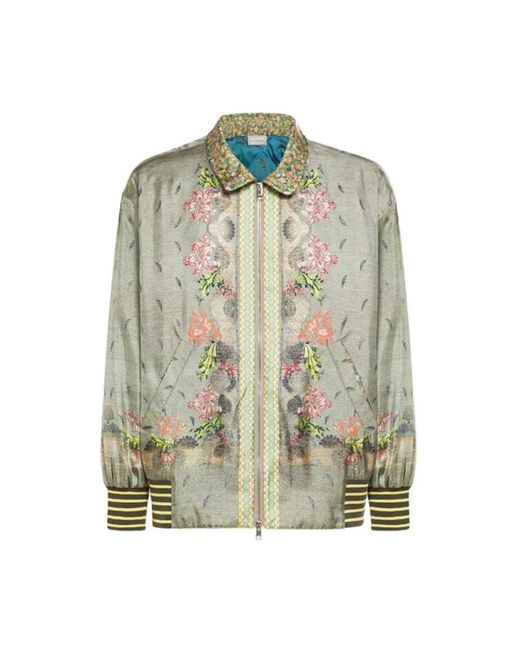 Pierre Louis Mascia Green Bomber Jackets