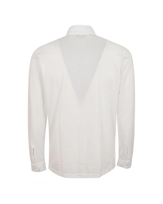 Barba Napoli White Formal Shirts for men