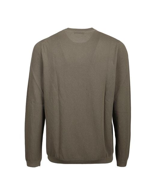Fay Green Round-Neck Knitwear for men
