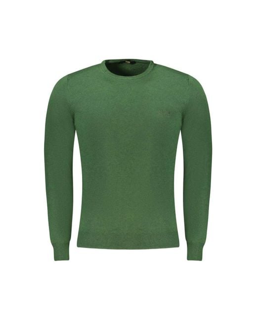 Roberto Cavalli Grüner polyester-pullover in Green für Herren