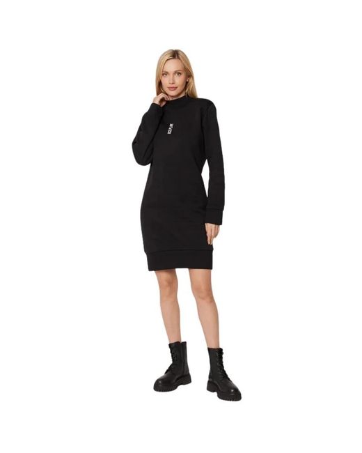 Ice Play Black Short Dresses