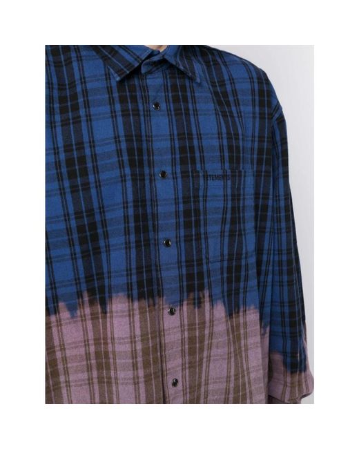 Vetements Casual Shirts in Blue für Herren