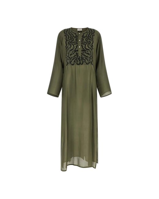 P.A.R.O.S.H. Green Shirt Dresses