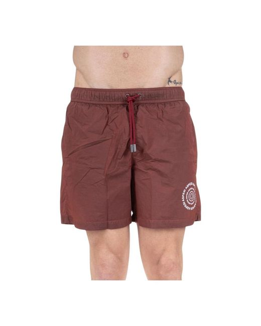 Aspesi Badmode ,Rood ,Polyester Zwemkleding Basic 2 in het Red voor heren