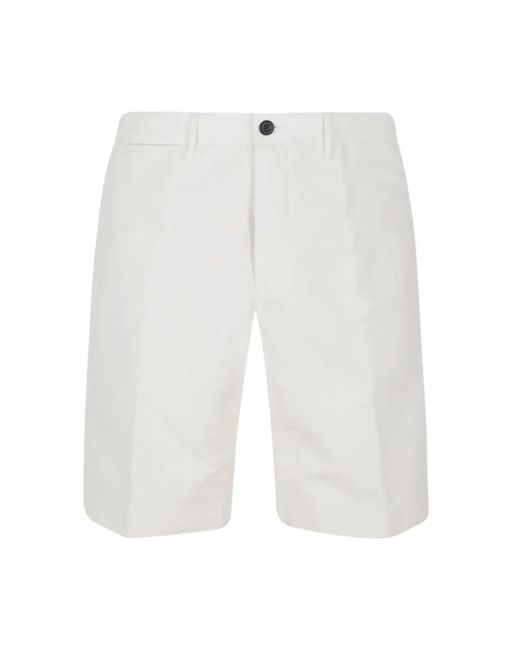 Incotex White Casual Shorts for men