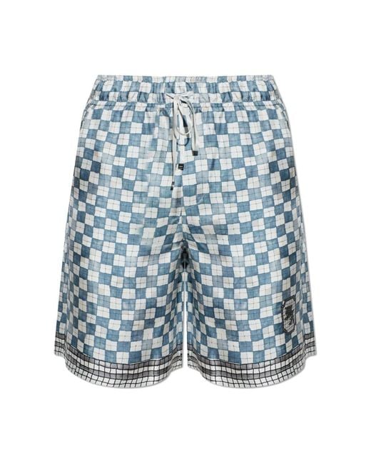 Amiri Blue Casual Shorts for men