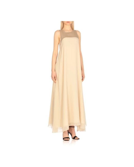 Maxi Dresses Antonelli de color Natural