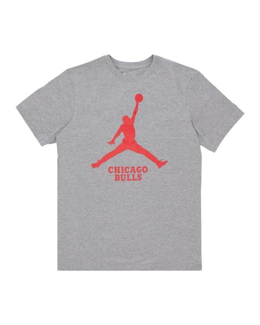 Nike Fitness ,Grijs ,Katoen Chicago Bulls Tee Essential Grijs in het Gray voor heren