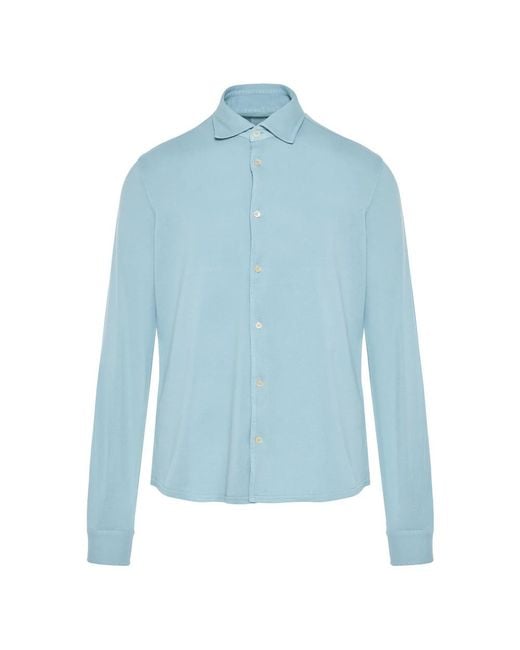 Fedeli Blue Formal Shirts for men