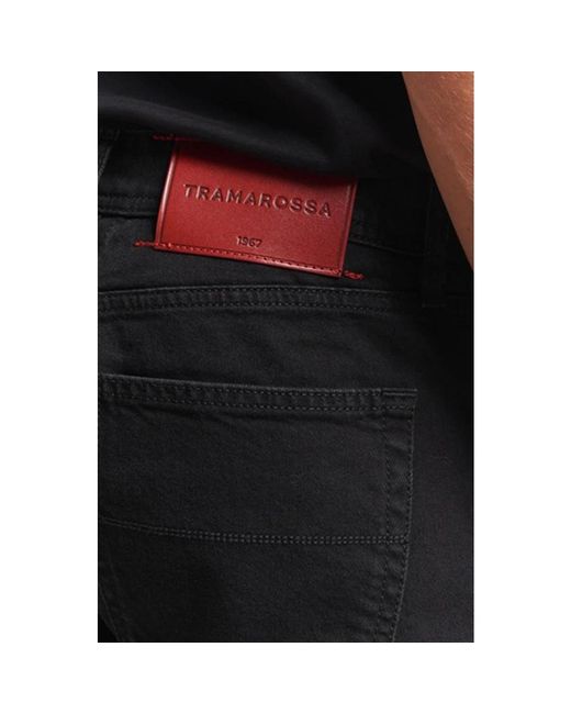Tramarossa Black Slim Fit Jeans for men