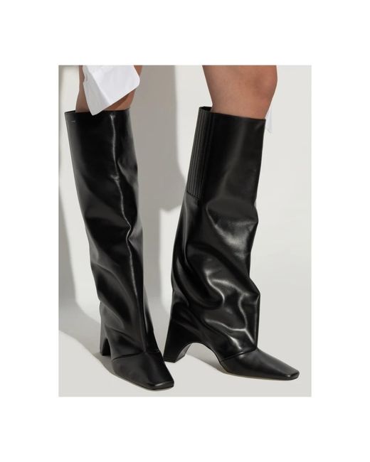 Coperni Black Logo stiefel