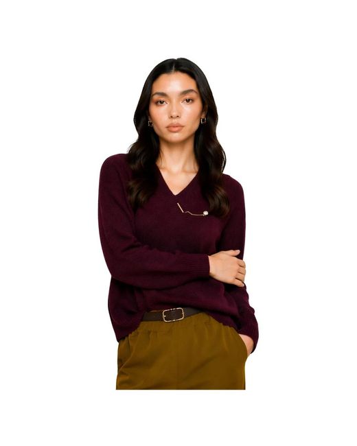 Kocca Red V-Neck Knitwear