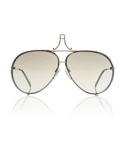 Porsche Design Brown Exklusive sonnenbrille mit austauschbaren gläsern