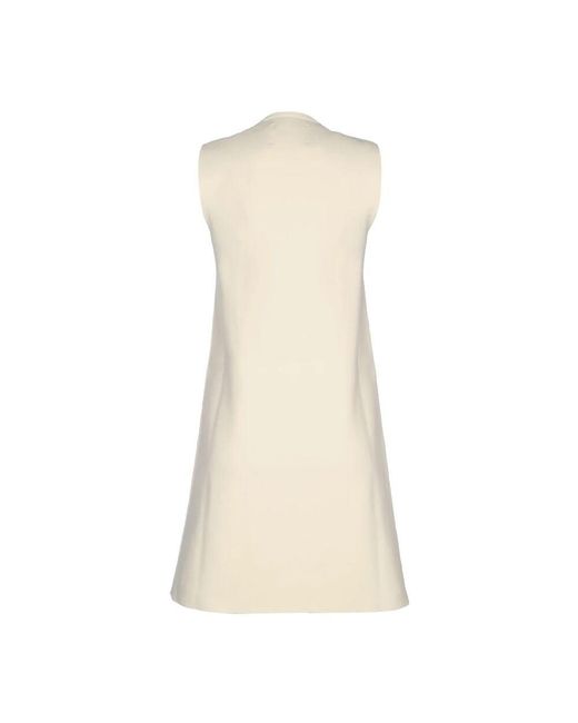 Jil Sander Natural Mini kleid