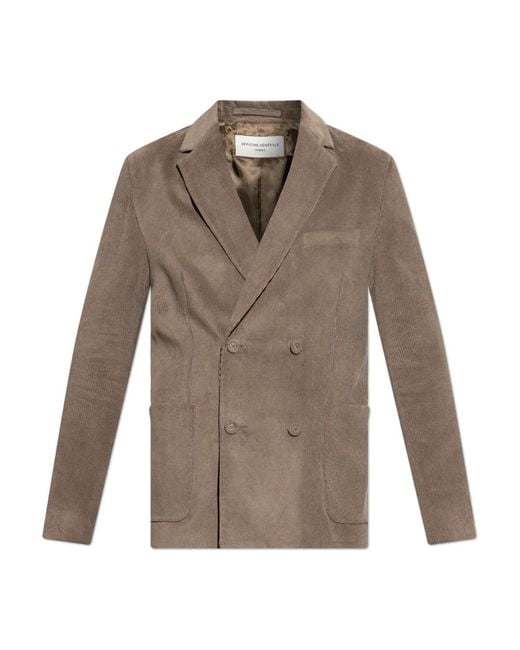 Officine Generale Brown Blazers for men