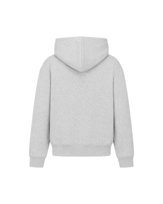 Balmain Gray Hoodies for men